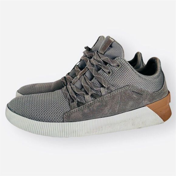 Sorel Out N About Plus Lace Waterproof Sneakers Women's 8.5 Green - Picture 2 of 16